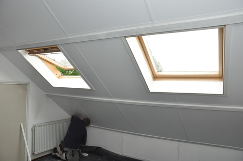 extra woonruimte met SlimFix Deco zolderisolatie